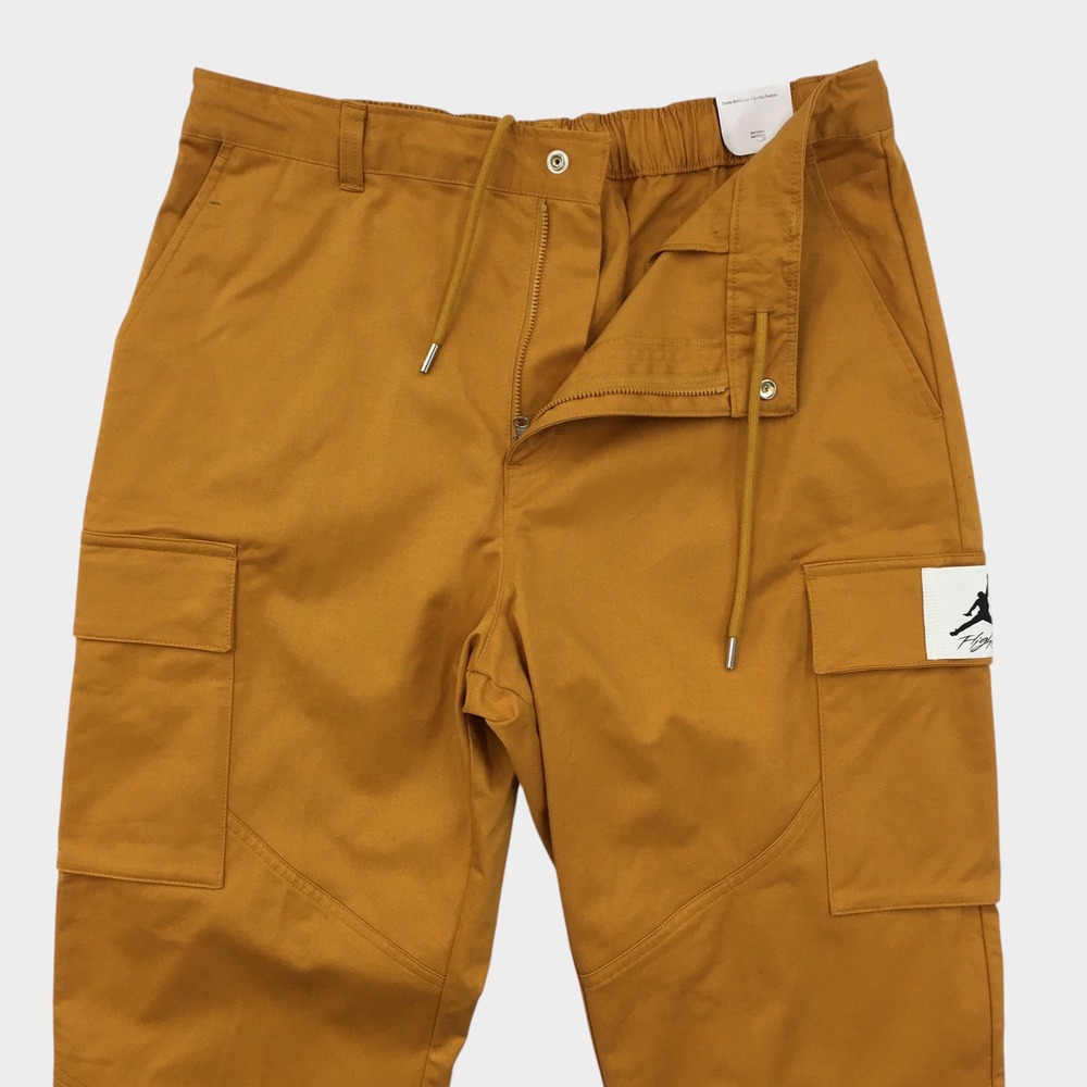 NEW Jordan Flight Mens XL Cargo Pants Chutney Brown Gold Standard Fit DQ7342-712